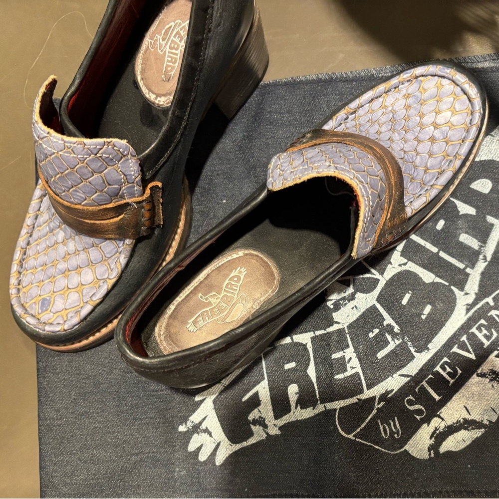 Firebird Black and Brown Women's Shoes - Picture 3 of 4